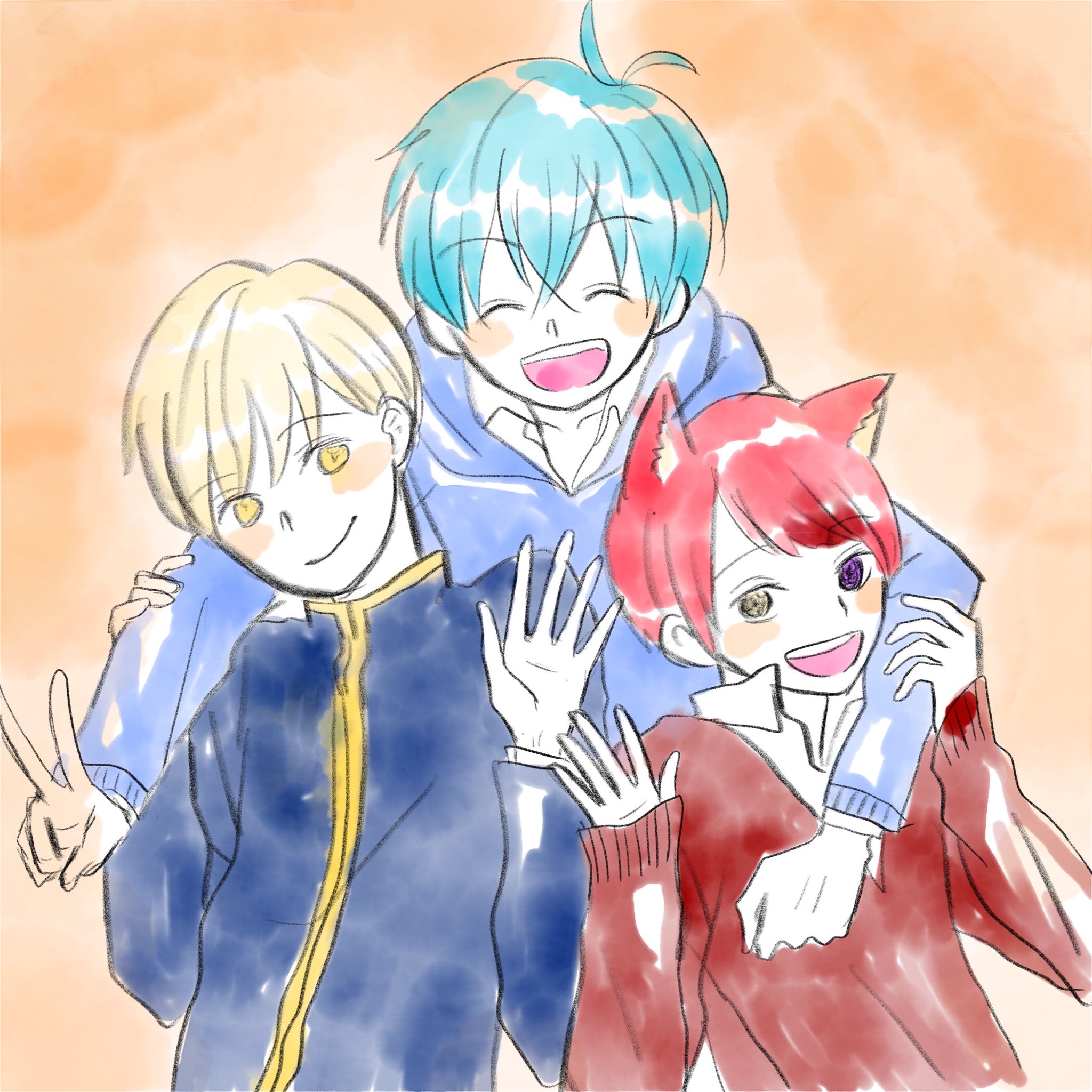 たらおに すとぷりギャラリー すとぷり 信号機組 子供組 イラスト イラスト好きさんと繋がりたい T Co Nh2do8v0f2 Twitter