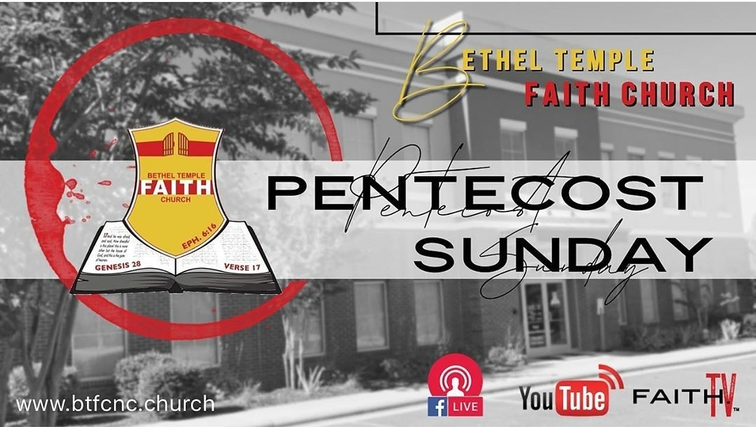 TBlackRealtor's tweet photo. Meet us this morning Sunday 5/31/2020 at 10:45am at our Bethel Temple Faith Church Facebook Page - Join us virtually as we celebrate the birth of the Christian Church! In the midst of a Pandemic God is still moving by His Spirit. Streaming live on Facebook! #btfcnc #virtualchurch https://t.co/slDeUUIuyA