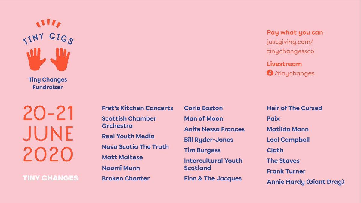 frankturner's tweet image. June 21st, I'll be finishing off the @tinychanges fundraiser show with a set of all @FRabbits covers at 9pm (UK time), tune in.