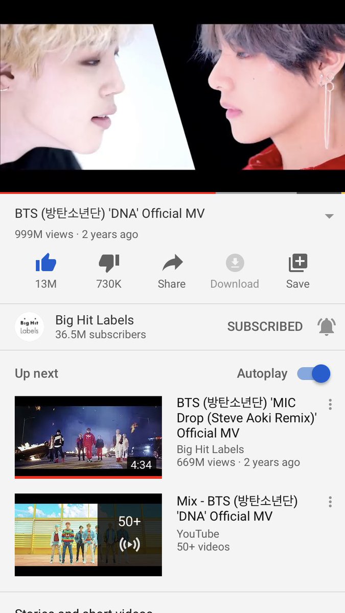 SEOULSONlC's tweet photo. @Youniverse_Hope @BTS_twt 37th stream @BTS_twt https://t.co/UDGFqfs8fe