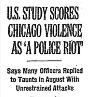 As others have noted, this past week has felt like a replay of Chicago 1968 all across the nation.But it goes much deeper than that.
