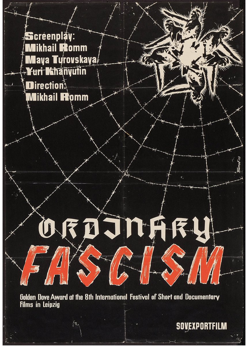 jamesmjharrison's tweet photo. Just watched Ordinary Fascism (1965) via #RedFront75 by @KinoKlassika. Incredible use of #WW2 archive with a powerful message. Interesting subject matter including Nazi Art, Hitler’s body language and the robust thighs of German women 🤷♂️! Do watch here: https://t.co/1znSH2Z5Vw https://t.co/sKYv8zg1pN
