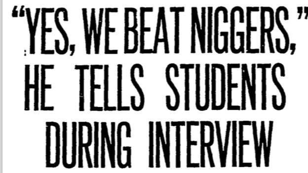 By the 1930s, incidents of police brutality were so commonplace that the black-owned Chicago Defender could run an exposé like this (5/26/34).