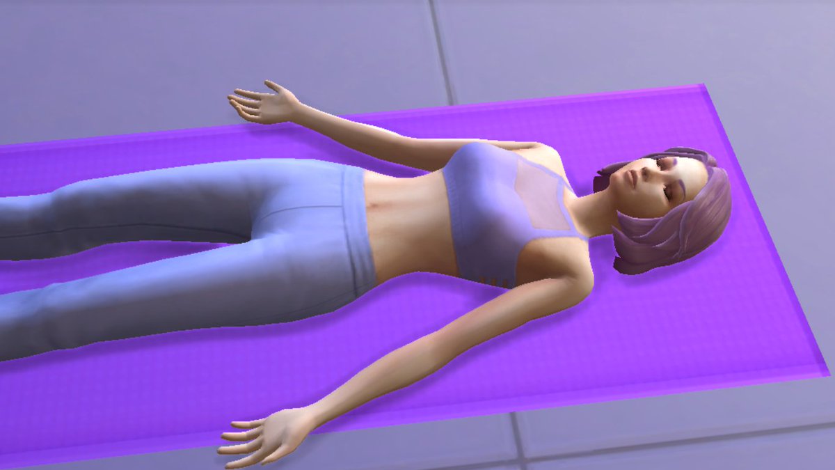 AmethystEevie's tweet photo. Here's my solid purple sim for #LupusAwarenessMonth  #sgcchallenge https://t.co/WlyZrfedy7