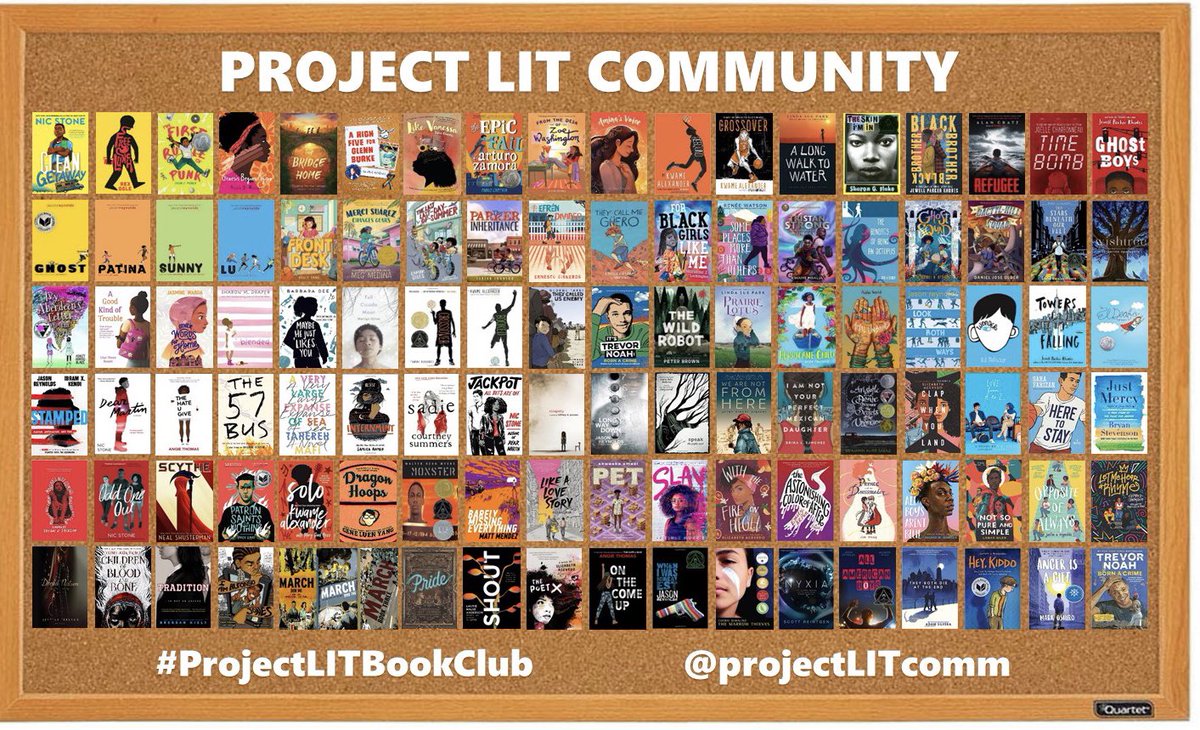 All of our #ProjectLITBookClub selections. 📚❤️
