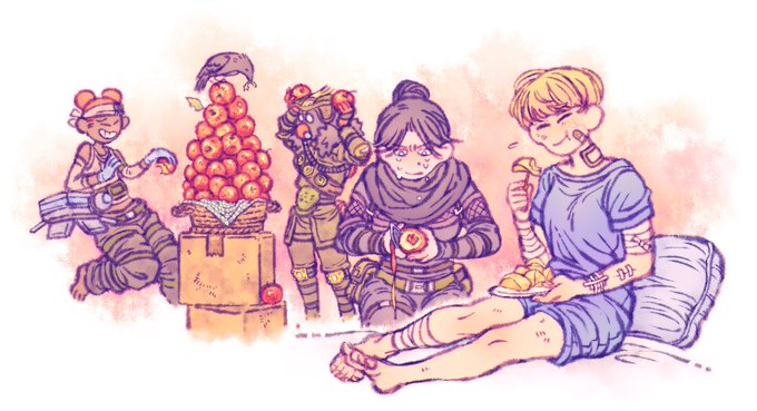 ⚡️「ウフフ、私今度はオナカ壊して倒れちゃうわよ?レネイ」 #ApexLegends 