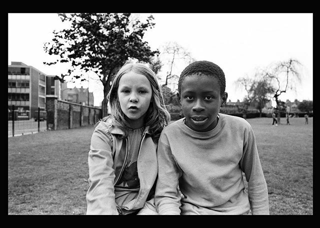 No one is born racist .London 1973–1975..Photo Simon Pope