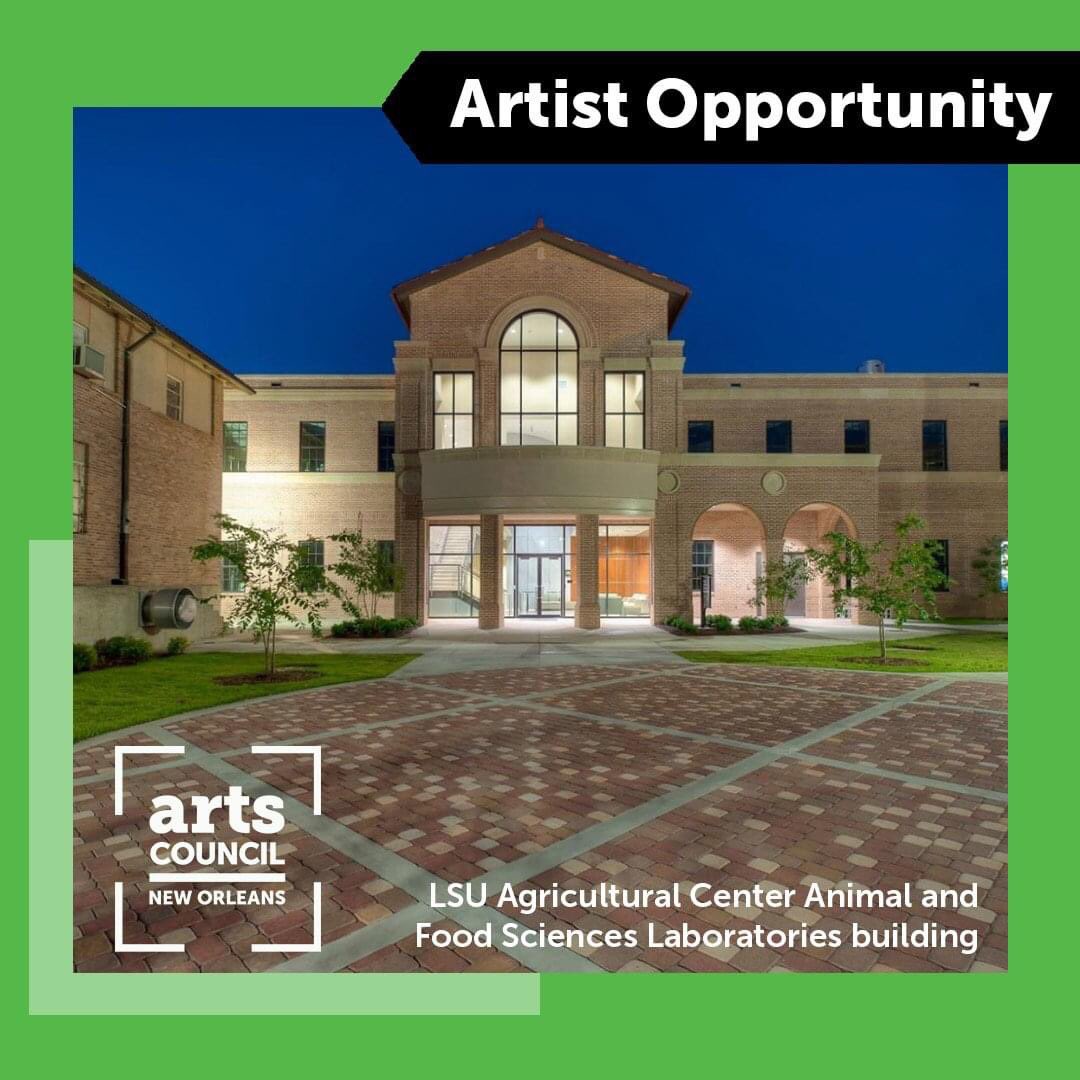 DesignSod's tweet image. Call to Artists – LSU Agricultural Center Public Art Opportunity.

Deadline is June 6, 2020.

Visit bit.ly/2SoinRh for more information.  #latechsod #calltoartists #artistopportunity