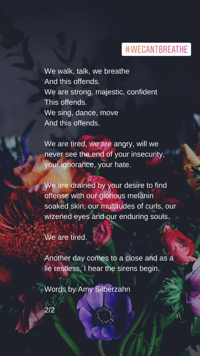 SilberzahnStyle's tweet photo. #WeCantBreathe my thoughts. 2/2 https://t.co/s0g2r1ZDiO