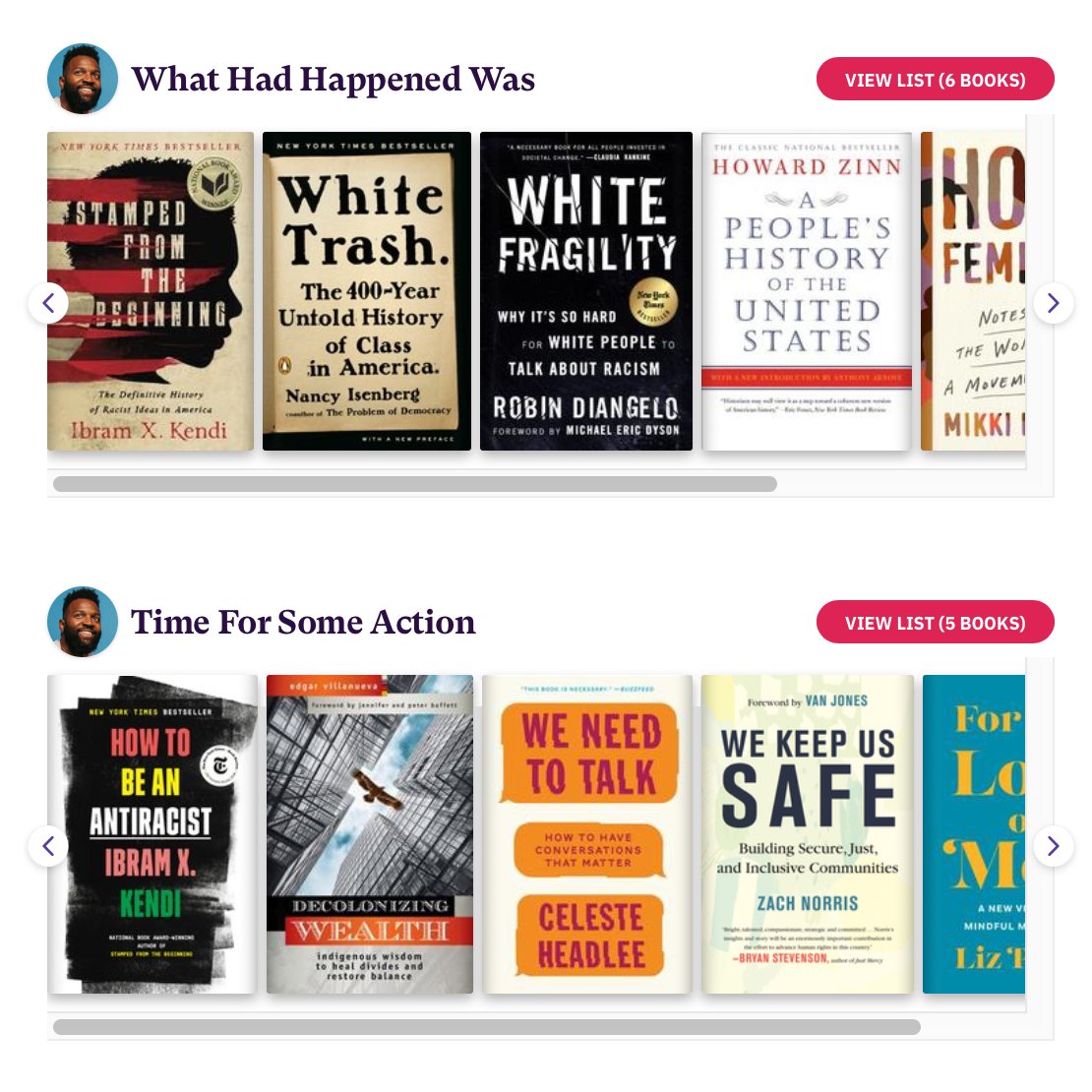 baratunde's tweet photo. I made a bookshop! Thanks to @Bookshop_Org for giving us a non-Amazon way to support authors and independent bookstores. My shop is humbly designed to help us all save the world. Check it https://t.co/TV7tByp2Cj https://t.co/mlMupnkYwm