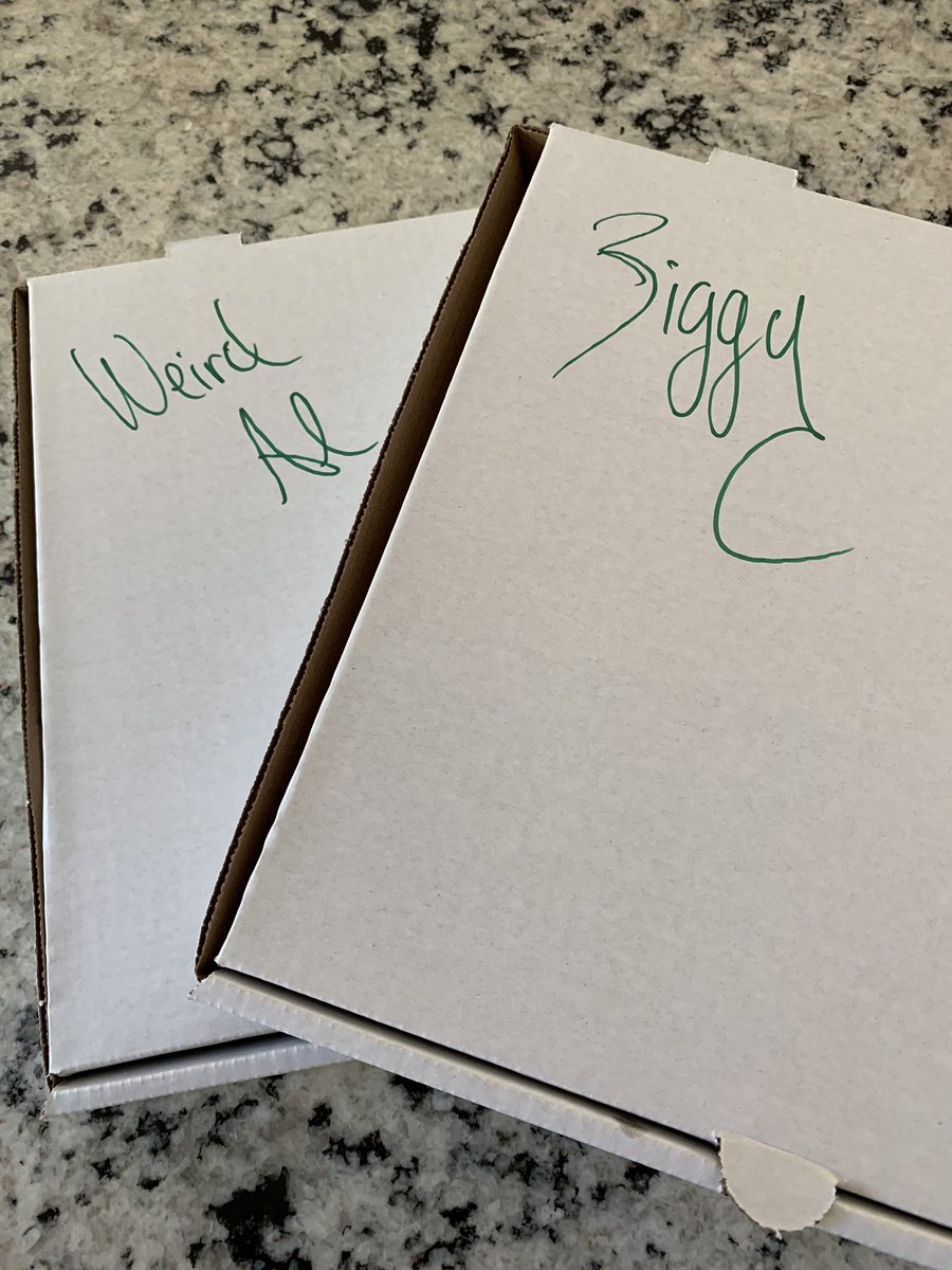 Our kids really miss dining out, especially <a href="/NeatCoffeeShop/">Neat</a> but we’re happy to still get to enjoy our usual pizzas from there! 🍕