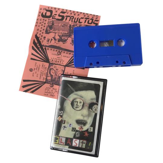 sorrystate's tweet photo. Sorry State's Record of the week is Destructos: Blast! cassette. Blast! is the debut cassette from this two-piece band from Philadelphia, one half of which is Cassidy from Blank Spell and Devil Master. We ARE sold out for the time being but are getting a restock. #destructos https://t.co/6P94bxAVbv