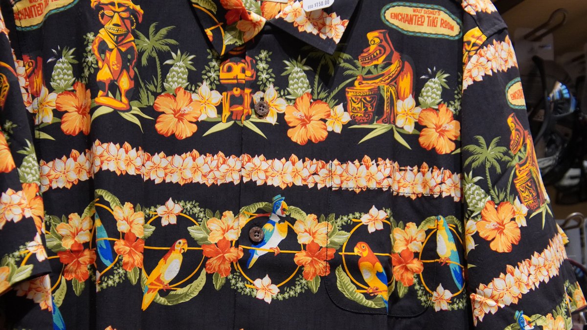 tommy bahama tiki room shirt disney