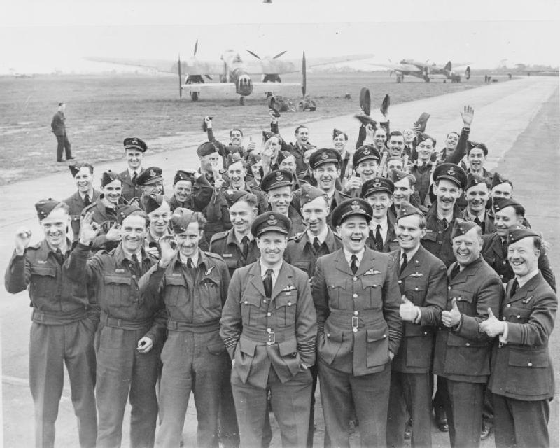 Harris scrounged together trainee pilots & flying instructors to crew his "1000 bomber raid" on Cologne- relatively minor damage to German war effort, but a British propaganda triumph.