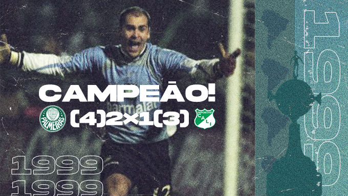 Palmeiras's tweet photo. ACAAAABOOOU! O PALMEIRAS É CAMPEÃO DA LIBERTADORES! FAÇA A FESTA TORCEDOR PALMEIRENSE! A AMÉRICA EM 1999 É NOSSA! 🟢⚪

#AméricaAlviverde #AvantiPalestra https://t.co/Y6nXbdfNRv