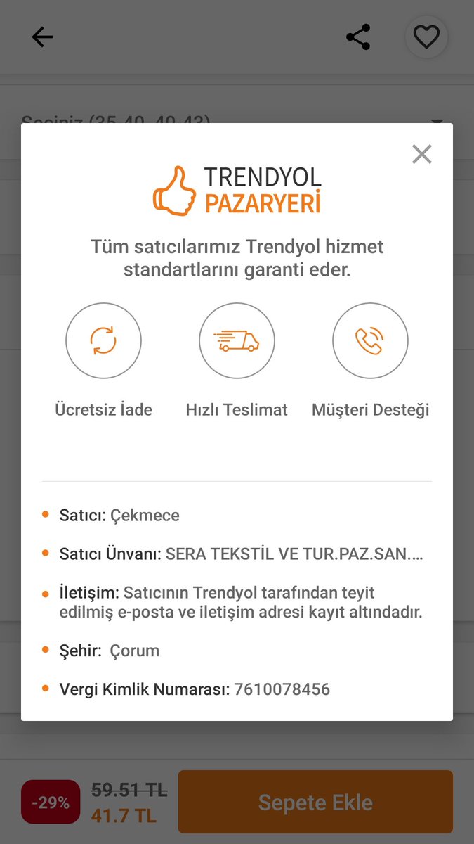 TheSoxLab's tweet photo. @Trendyol bizim fotoğraflarımızı kullanarak "Trendyol ürün listeleme kuralları madde 8"i ihlal eden, bizim markamizi kullanarak da "marka ihlali" yapan bu firmanın satış yapmasına daha ne kadar izin vereceksiniz.
Bu mağaza sahte ürün satarak müşterilerimizi mağdur etmektedir. https://t.co/xrd2XQbxJv