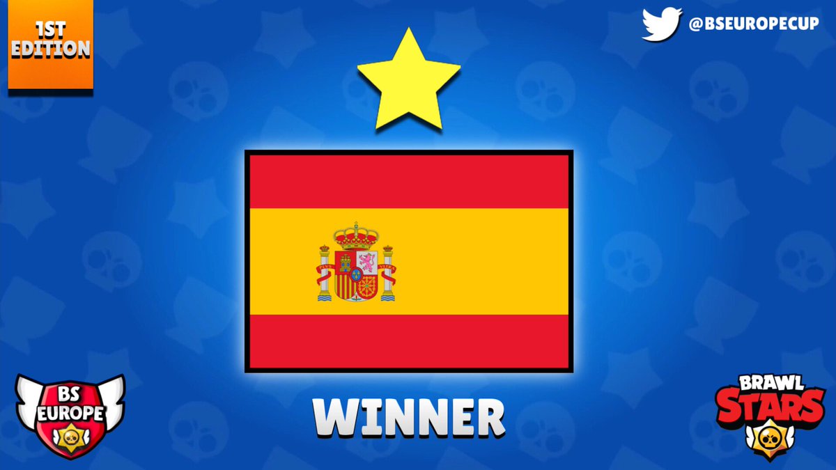 BS Europe Cup (@bseuropecup) on Twitter photo Congratulations to the Best National Team in the Europe <a href="/brawlstarsSE/">Selección Española BS</a> 🇪🇸.🥇
Congrats <a href="/Germany_BS/">Team Germany</a> for second place 🥈
Congrats <a href="/GreatBritain_BS/">Team GB🇬🇧</a> for third place 🥉
Thanks for everyone for supported us! 
IT’S ONLY THE FIRST EDITION!🌟
#Pastrello Congratulations to the Best National Team in the Europe <a href="/brawlstarsSE/">Selección Española BS</a> 🇪🇸.🥇
Congrats <a href="/Germany_BS/">Team Germany</a> for second place 🥈
Congrats <a href="/GreatBritain_BS/">Team GB🇬🇧</a> for third place 🥉
Thanks for everyone for supported us! 
IT’S ONLY THE FIRST EDITION!🌟
#Pastrello