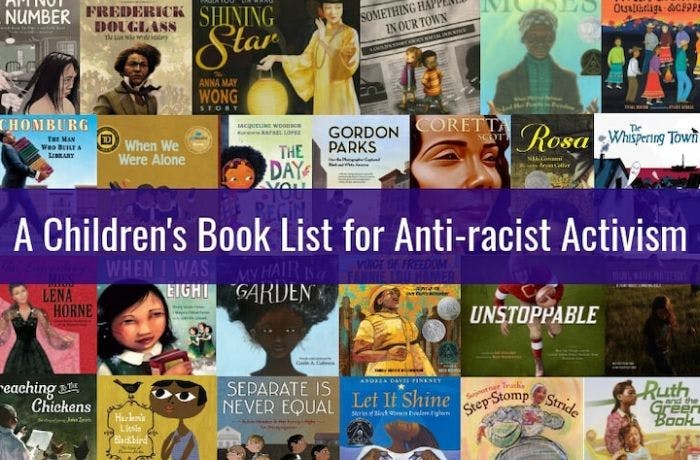AtlSpeechSchool's tweet photo. 31 children's books to support conversations on race and racism via @RaceEmbrace: https://t.co/N9OBDNu4W5 https://t.co/eLrxuBJOoM