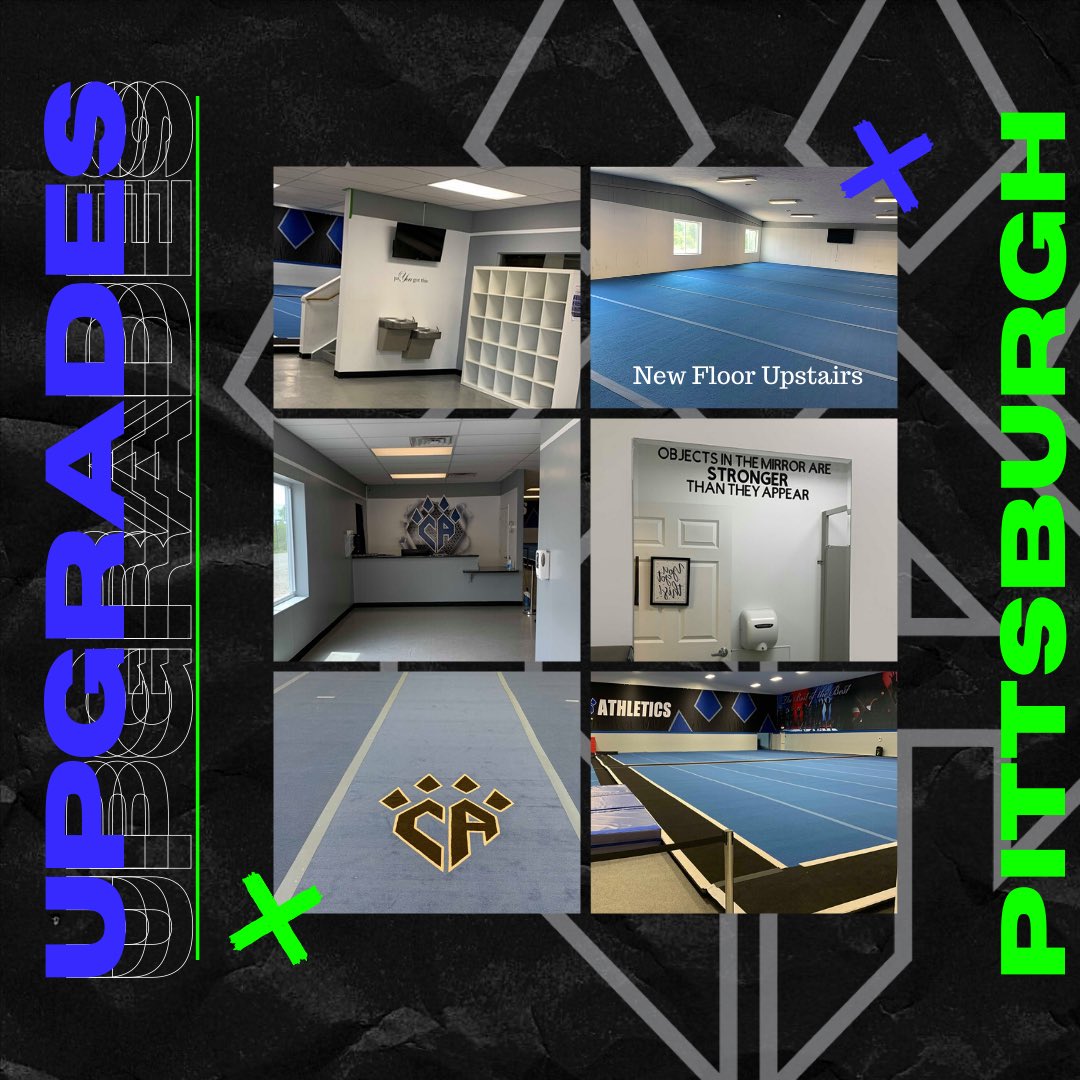 We have been working hard to get the gym ready to reopen! Everything is cleaned, painted, decorated and we even added a whole extra floor! We can’t wait for you to see it!! #upgrades #g3fca2a #CAPA