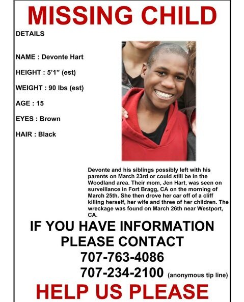 KaylaraOwl's tweet photo. @imarleneking They haven't found Devonte's body. They only found his sister Hannah's foot. Here are their missing persons fliers. Anyone in that area should keep an eye out for reports of any skeletal remains being found. https://t.co/riRhW5DtD4