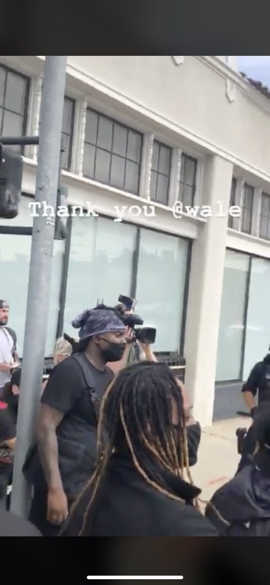 Wale humbly in LA