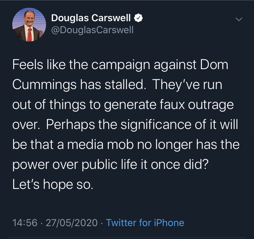 4/. The MP will claim he was just using everyday idioms. But language mattersWhen he talks about “throwing Cummings to the wolves” & fighting “the monster”, the “wolves” are the media. The “monster” is the mediaAnd this “media mob” narrative is being pushed from the top down.