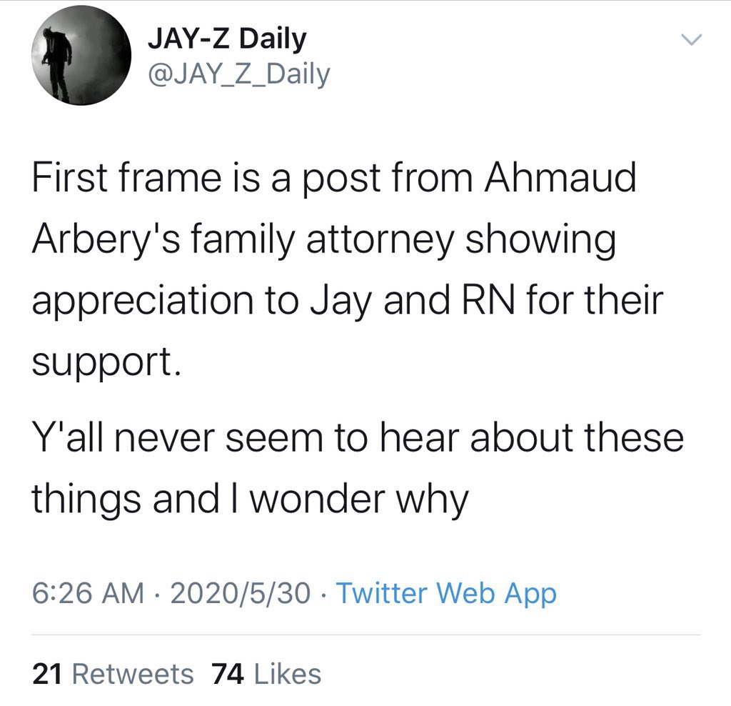 35.During press conference, Minnesota Governor Tim Walz told the media that JAY-Z called him to demand justice for  #GeorgeFloydFamily attorney of  #AhmaudAubrey revealed Jay-Z’s support during critical times.Jay-Z quietly established trust fund for Sean Bell’s kids & widow.