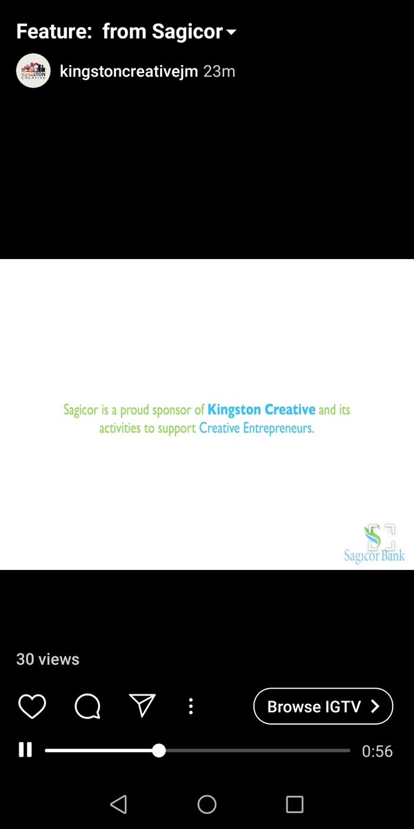 A Word from our sponsor  @SagicorJa! They have great services especially for creatives!