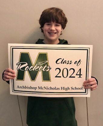 FutureRockets's tweet photo. CLASS OF 2024 FEATURE
*Andrew Wesselkamper*
βοΈGrade School: IHM
βοΈ Plans to play ποΈββοΈ, π and Track
βοΈHe chose McNick because itβs a family tradition!
#RocketPride #RocketLegacy https://t.co/sNCFTA7Km8