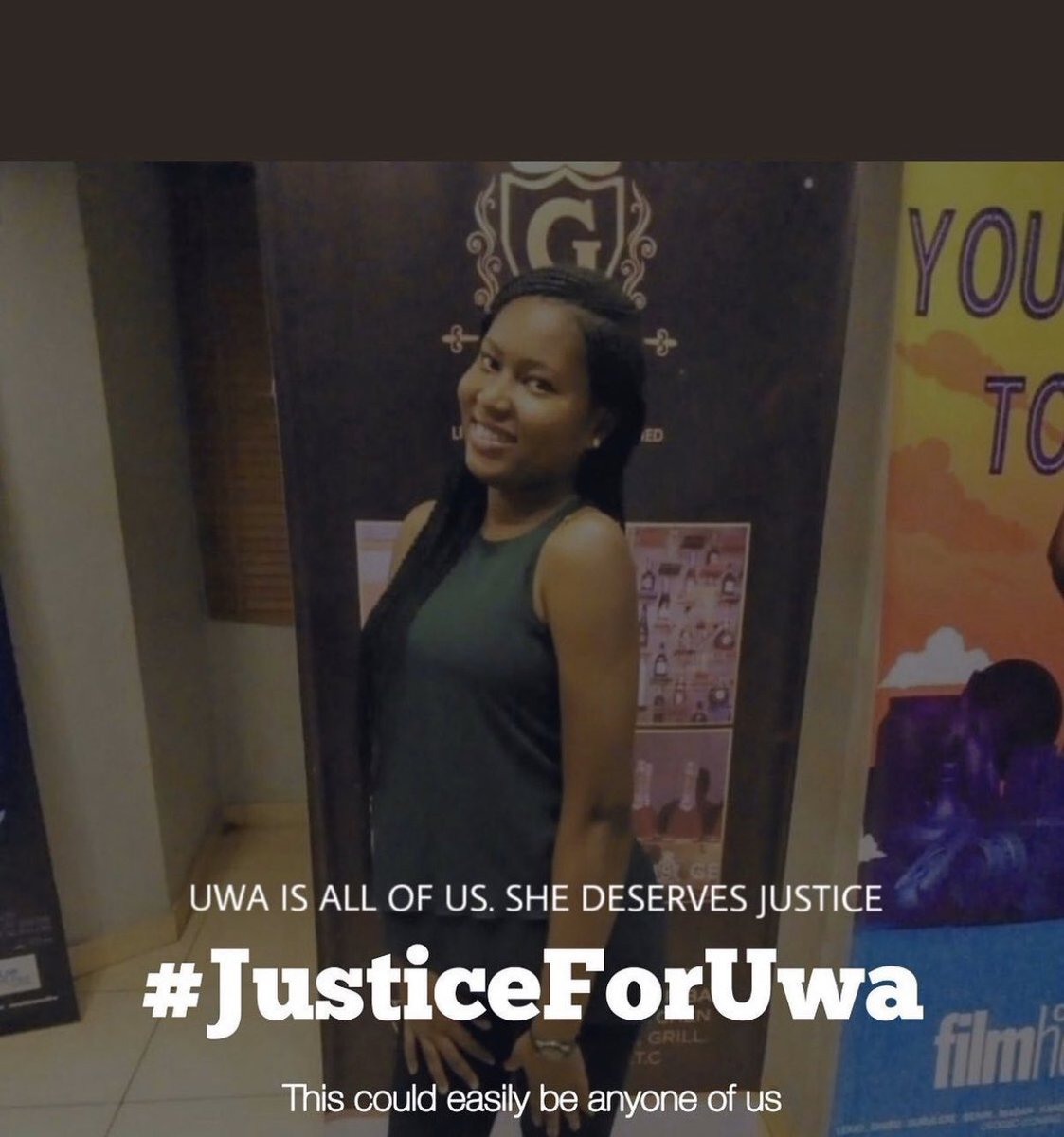 kizzytwetty's tweet photo. No one should loose their life in such a horrible way. 😞 #JusticeForUwa #JusticeForTina https://t.co/Czf0quNYBU