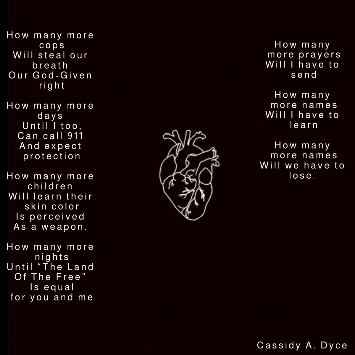 Cass2896's tweet photo. How Many More Names #BLACK_LIVES_MATTER https://t.co/clucuj9DwW