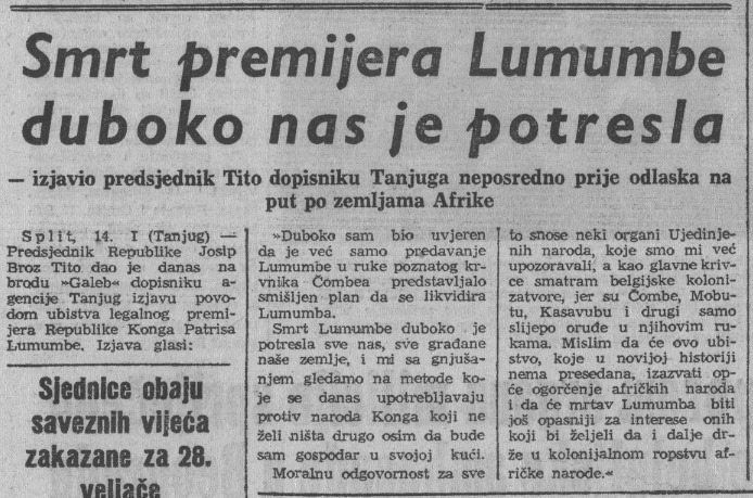 At the time when Afro-Americans in USA could not use the same toilets or sit in the same restaurants with white Americans, around 150,000 Serbs gathered in Belgrade to protest European colonisation of Africa and murder of the first Congolese Prime Minister Patrice Lumumba.  https://twitter.com/AliciaInKosovo/status/1266838060550979585