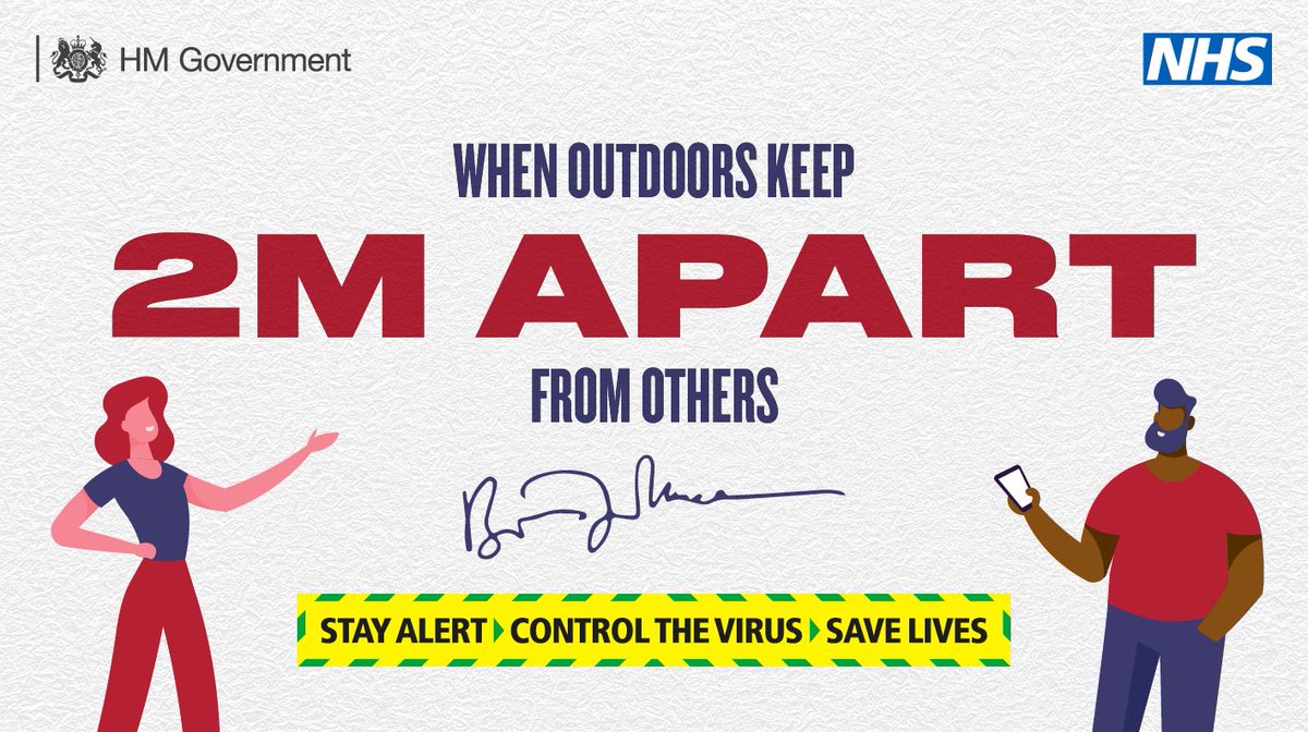 I hope everyone is enjoying the beautiful weather. Please do remember to keep each other safe if you do see family and friends by keeping a 2m distance #KeepSafeEveryone