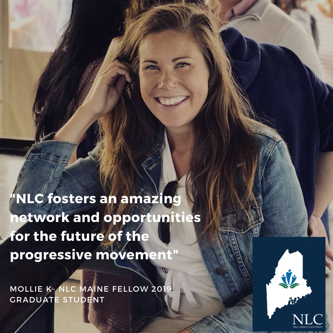 nlc_maine's tweet photo. Our Maine alumni, like Mollie, are active in their local communities and creating a lasting impact. Can you contribute $15 to our legacy campaign as we pay it forward towards another 15 years of progressive leadership training? https://t.co/e334jtCLdP #15forthenext15 #NLCMaine https://t.co/aMhUPUc6oN