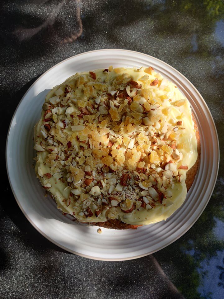 A socially distanced afternoon tea in the garden and delicious Carnot &amp; Ginger cake. Another great <a href="/Nigella_Lawson/">Nigella Lawson</a> recipe.