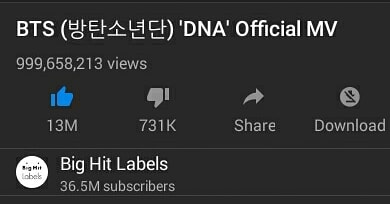 eesholic's tweet photo. ARMYS stream DNA only 400k views needed for 1B and after reaching 1B stream ON and BLACK SWAN #streamDNA #streamON #streamBLACKSWAN https://t.co/nLn7IbOPC1