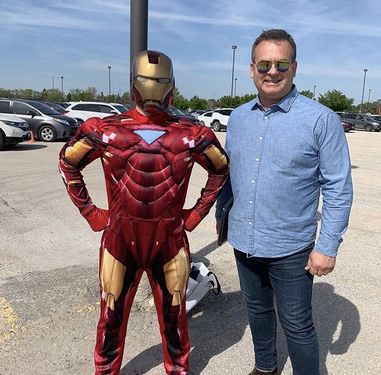 I have some new security for our drive-in services… I wonder if he’s packing