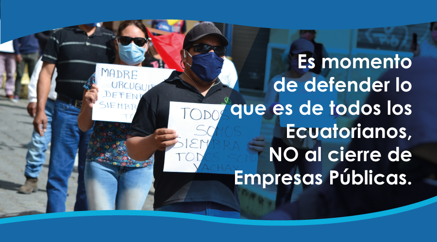 JuntosUrcuqui's tweet photo. El actual gobierno y sus decisiones desatinadas, han beneficiado a los que más tiene, a la empresa privada. Ahora es momento de defender lo que nos pertenece a todas y todos los ecuatorianos. 

No al cierre de las Empresas Públicas.

#JuntosUrcuquí #SiembraSiProduce https://t.co/jWs7JhUgwz
