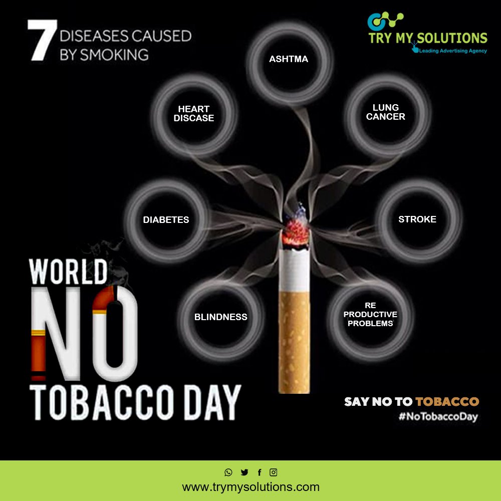 trymysolutions's tweet photo. Tobacco Breaks Life, Choose Health and Happiness not Tobacco and Smoking
A Social Initiative by TryMySolutions
#tms #trymysolutions #notobacco #saynototobacco #notabaccoday #quitsmoking #saynotosmoking #quitnow https://t.co/QnoukIIBjA