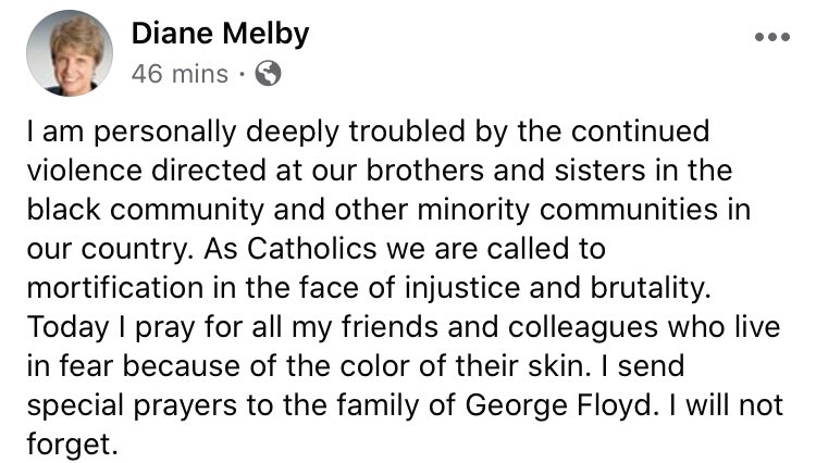 OLLUSaints's tweet photo. A special message from OLLU President Diane Melby... https://t.co/hTD0v6ePbA