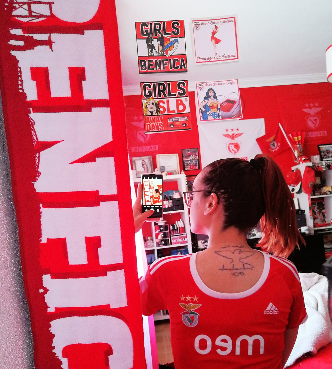 Vamos lá meninas! #BenficaGirls 🔥🅱️