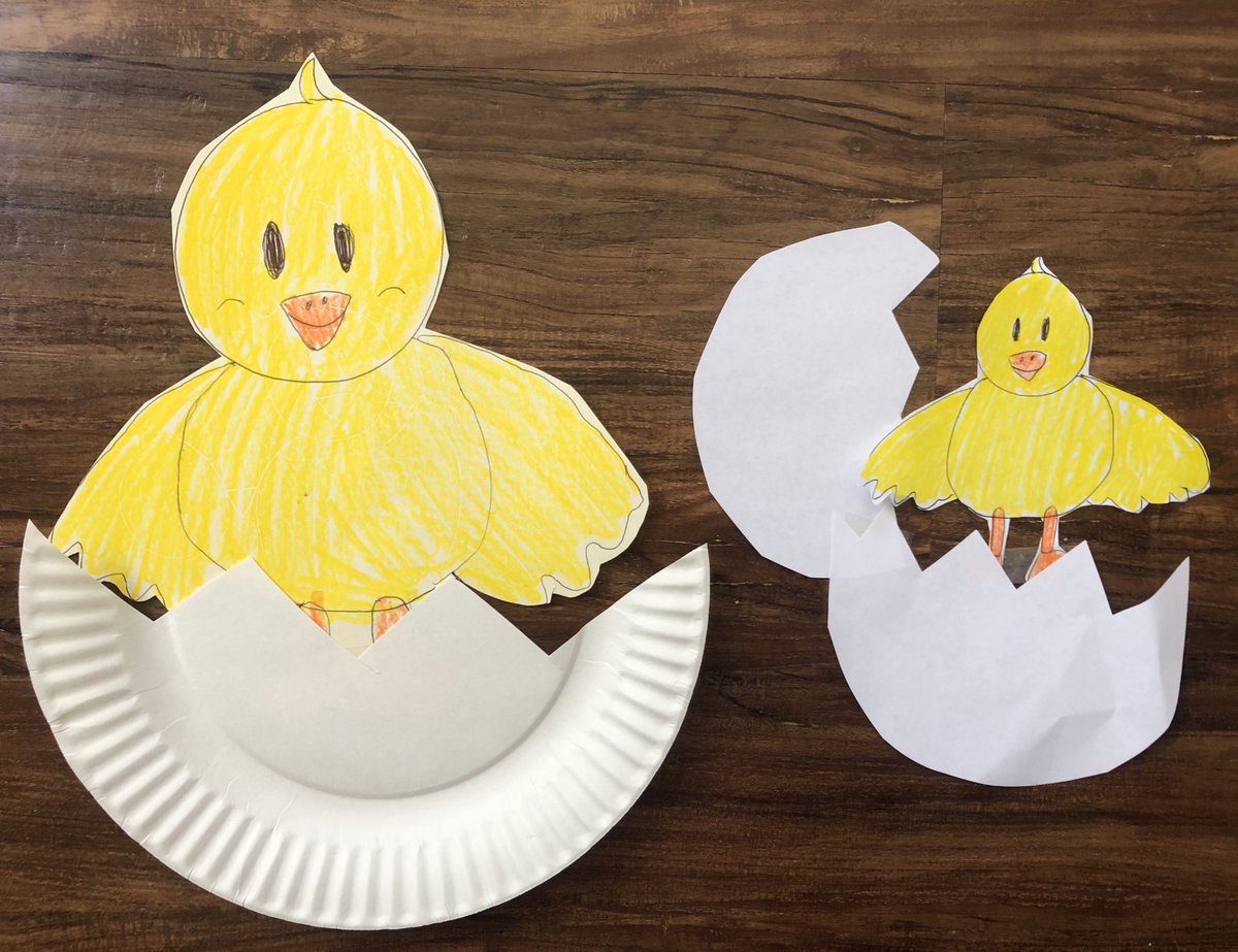 Loved watching the kindergarten chicks hatch last week! Thank you <a href="/DepughJess/">Jess DePugh</a> for taking great care of the babies at your home! I had so much fun doing a virtual chick craft with some friends on Friday 🐣 🐥