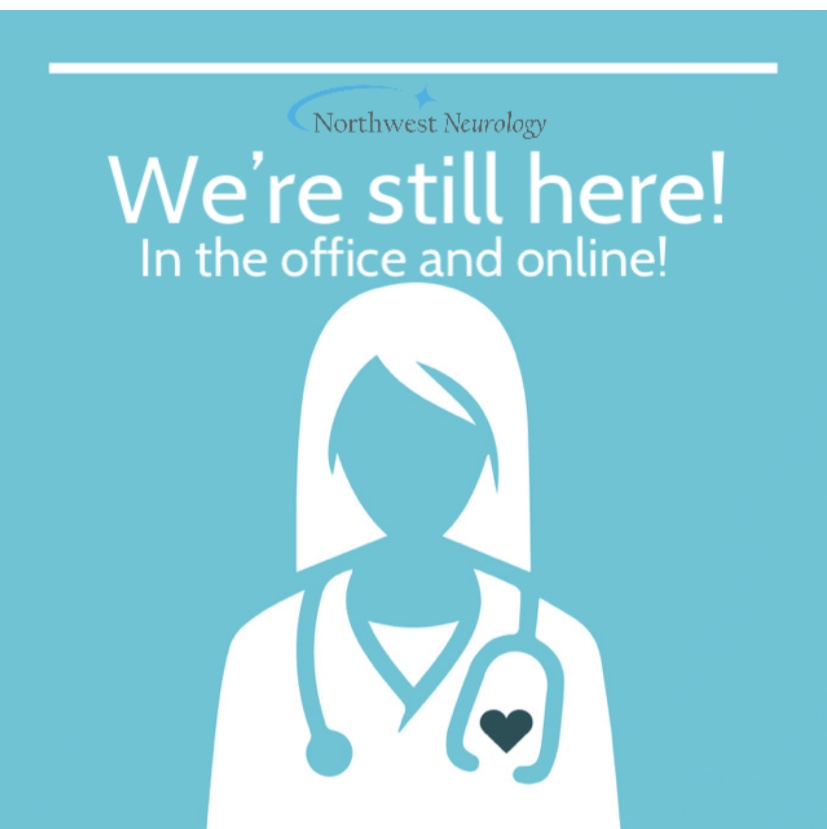 Our office remains open for New and Established patient visits, as well as MRI, EEG, EMG, Infusion Therapy, and Botulinum Injections in addition to televisits! Visit our website to request an appointment today at northwestneuro.com