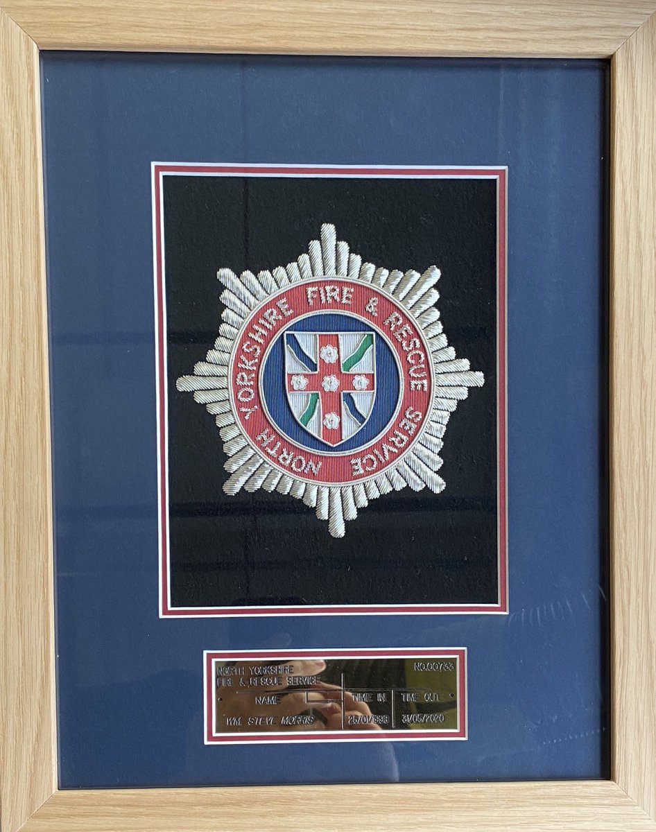 NYFRS_Richmond's tweet photo. WM Steve Morris - Knock off make up! Over 22 years service, first few years and last few years at #Richmond. Happy Retirement Steve. @stevemorris14 @NorthYorksFire https://t.co/PNywAU6Mzs
