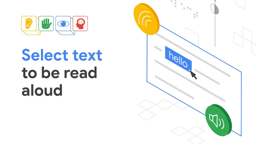 Watch this tutorial from #GoogleEI Meghan Eberhart to learn how the Select-to-Speak feature is useful for students who are learning English, want extra assistance with pronunciation, or need help staying focused while reading: goo.gle/2AkX7pv. #a11y
