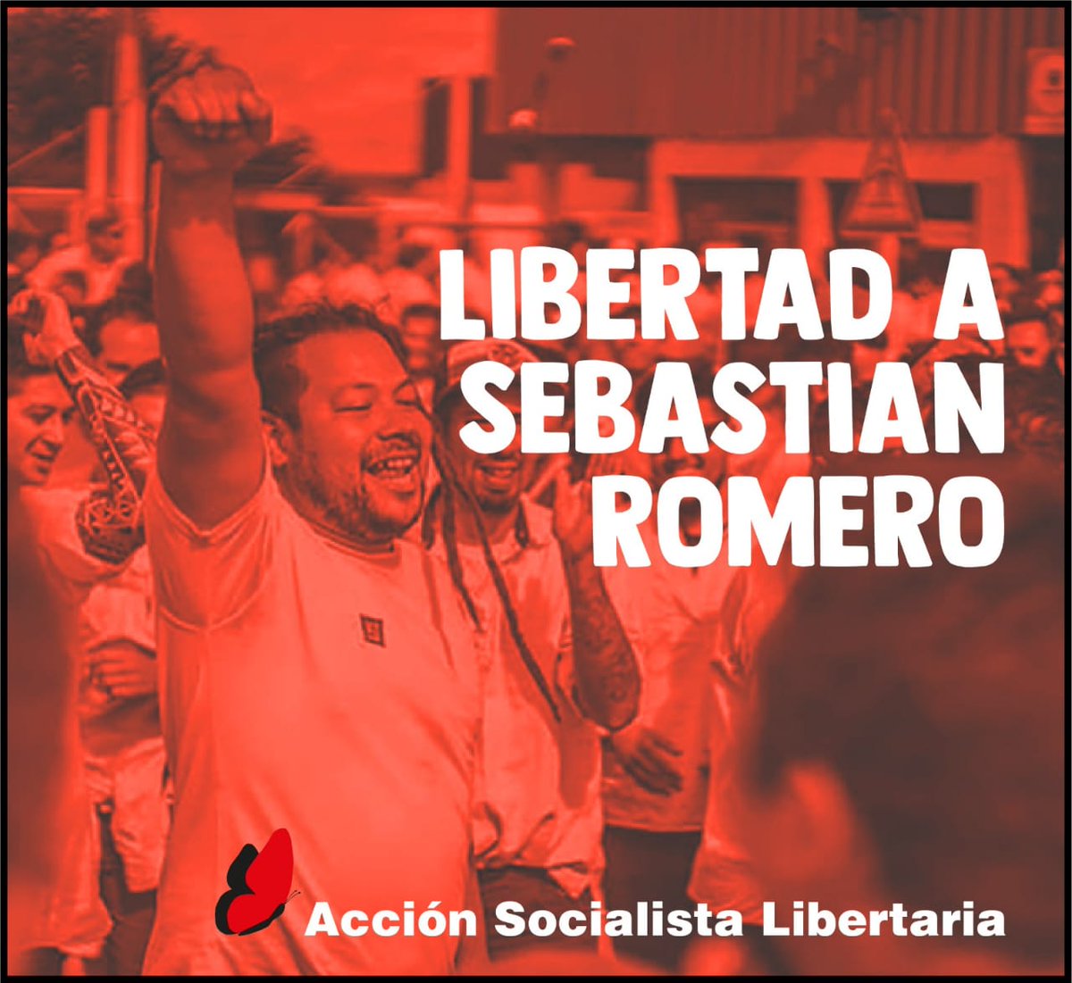 OP_ASL's tweet photo. Libertad YA a Sebastián Romero!! ✊🏼📢 | Compartimos el comunicado del Encuentro Memoria Verdad y Justicia 👉🏾 https://t.co/GEsgmW4mec https://t.co/pOdWkMaI8X