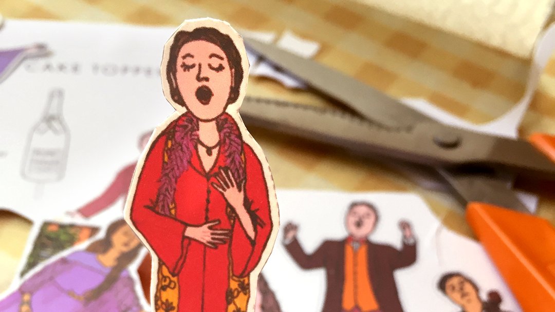 DrawnbyHandTW's tweet photo. Decorating my @glyndebourne indoor picnic with opera singers! #GlyndebourneOpenHouse #opera #freeopera #operasingers #cakedecorating #DonGiovanni #Mozart #glyndebourne https://t.co/EptzTUV4lK