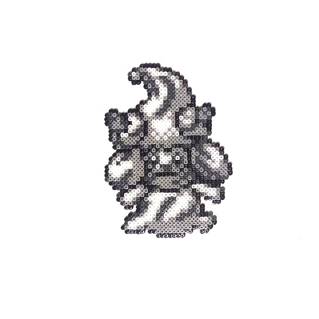 ポケモンアイロンビーズ けい 復活 夜な夜な気分転換 W モノクロ落ち着く 邪猫先生ドット絵のマホミルとマホイップを作ってみました ノ アイロンビーズ ポケモン Pokemon Transecat