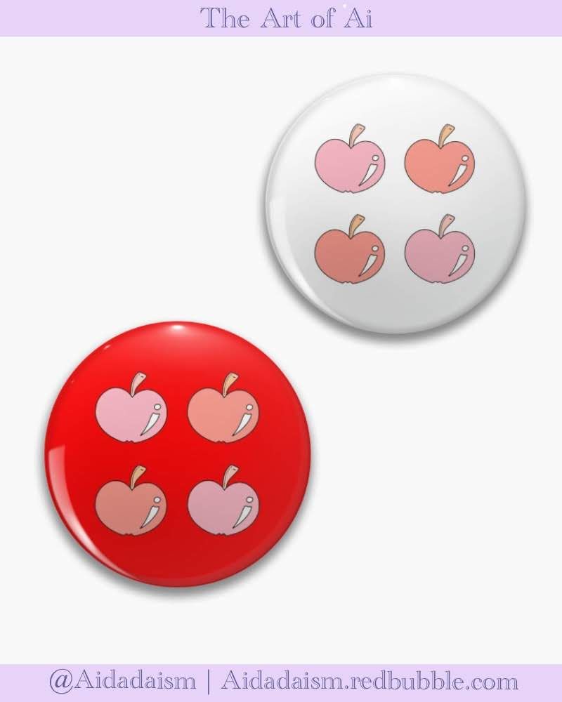 aidadaism's tweet photo. Little colorful Apple Button Pins!|⠀⠀
#LinkInBio⠀⠀
https://t.co/KC6lIPinks⠀⠀
...⠀⠀
#stickers #myrbthing #pincommunity #pin #pink #red #black #buttons #pins #pinsofinstagram #button #redbubble #aidadaism #apple #apples #fruit #foodart https://t.co/aKFTGgfDHj