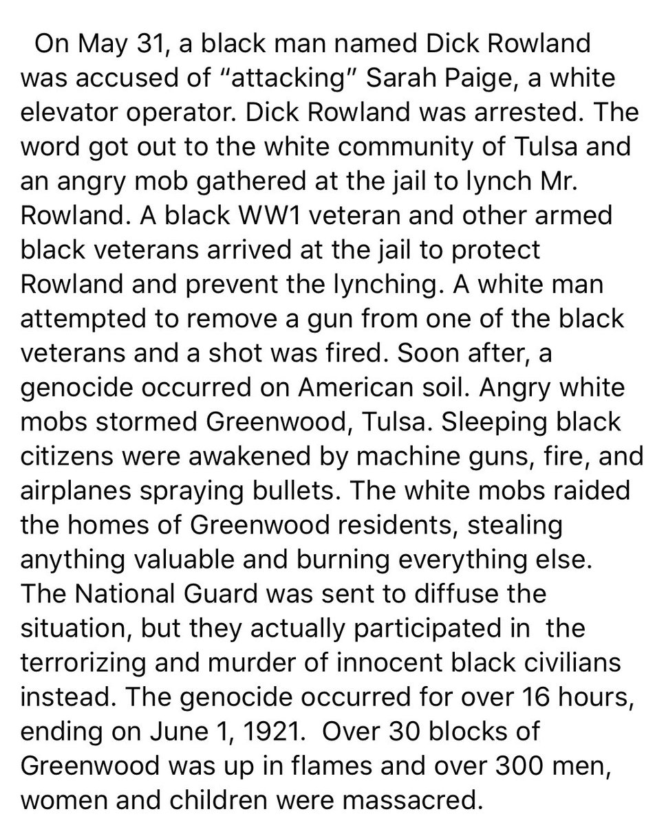 n77ea's tweet photo. If you need to know more about the fall of Black Wall Street, I wrote about it a few years ago. https://t.co/sQeyBRV9Ui